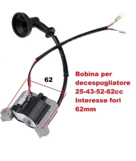 Bobina di accensione per Decespugliatore 25-43-52-62cc