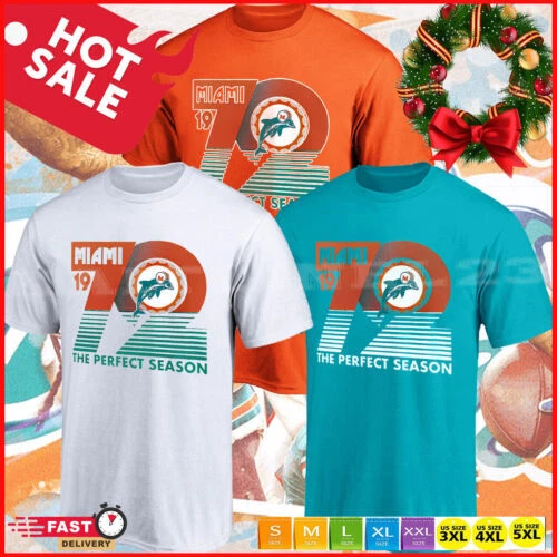 SALE Miami #Dolphins 50th Anniversary Of The 1972 Perfect #Football Season Shirt