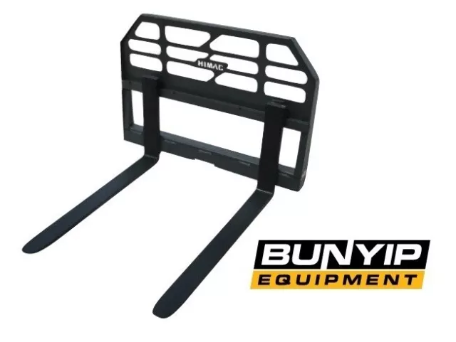 Himac Skid Steer Pallet Forks - 1500Kg Capacity Suits All Standard Pickups