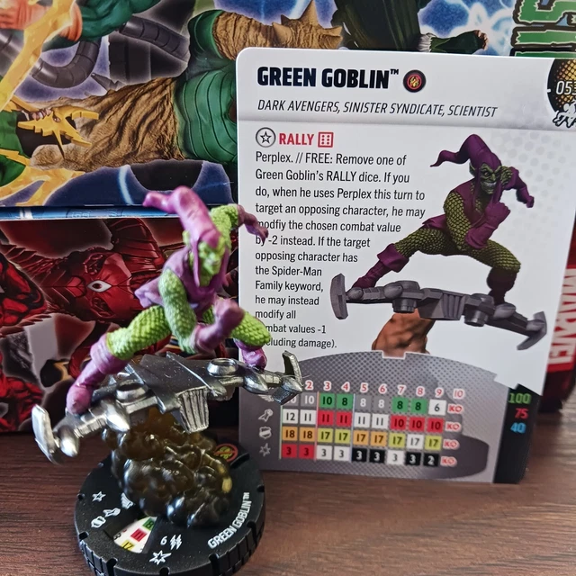 Heroclix GREEN GOBLIN - 053a - SUPER RARE Spider-Man Beyond Amazing