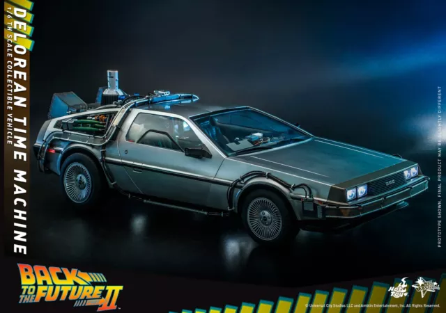 Hot Toys DeLorean Back to the Future II Time Machine MMS636 1/6 Scale Model
