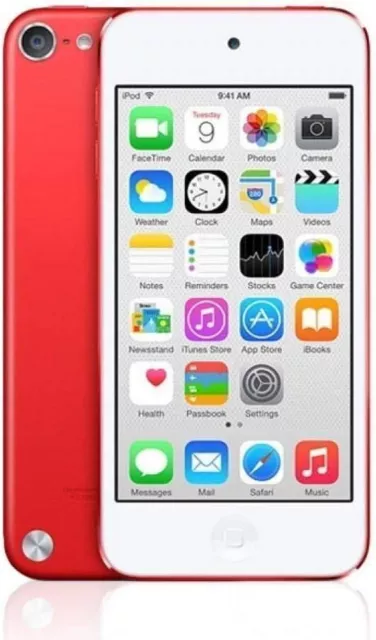 Apple iPod Touch 6th Gen A8 128GB, 4" Retina Display, 8MP iSight Camera - Red