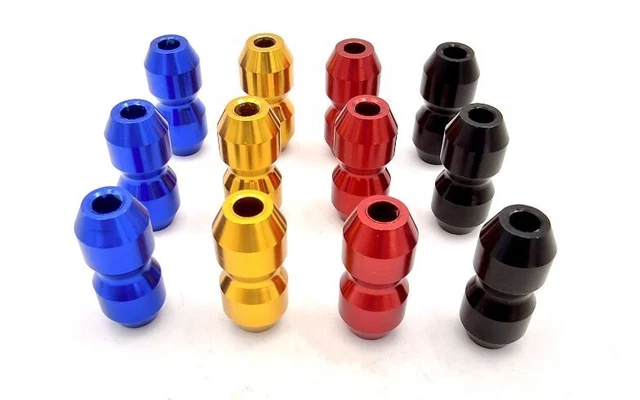 Morsetto Doppia Vite Alluminio Serraggio Fili - Guaine- Go Kart - Moto - Scooter