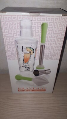 Brandani Cofanetto in legno Brandani Cocktail set Idea regalo Made in Italy Nuovo 