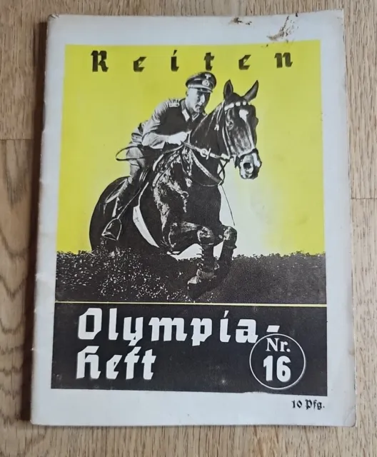 OLYMPIA HEFT NR. 16 REITEN, 1936, Olympiade, Olympische Spiele