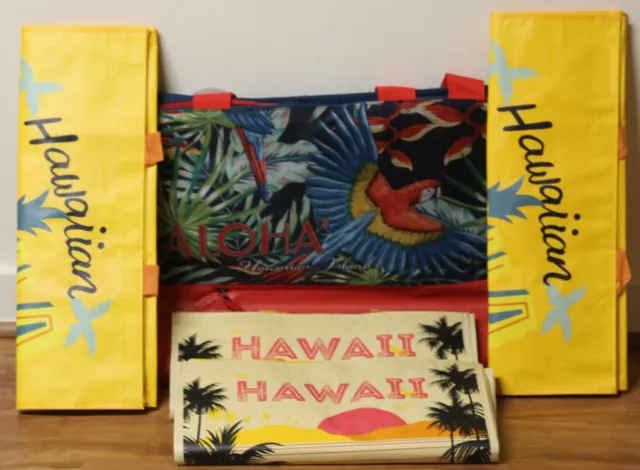 HAWAII COSTCO 4 pk. Reusable Bags 2 XL & 2 L & 1 Jumbo Insulated Cooler Bag  NEW $64.99 - PicClick