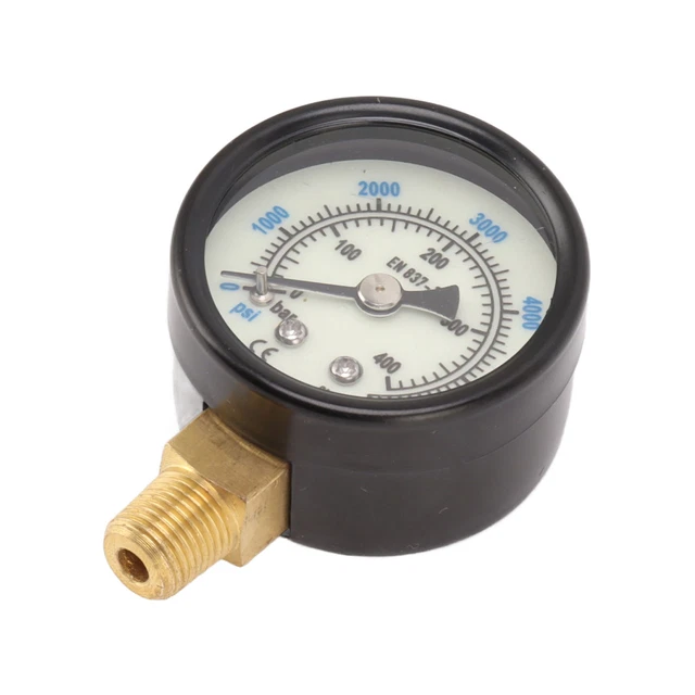 6000PSI DUAL SCALE Pressure Gauge 1/8 Npt Connection Pressure Gauge ZU