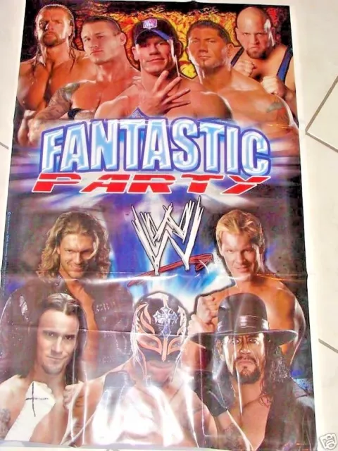 Wwe Wrestling Banner Party Supplies John Cena, Bautista