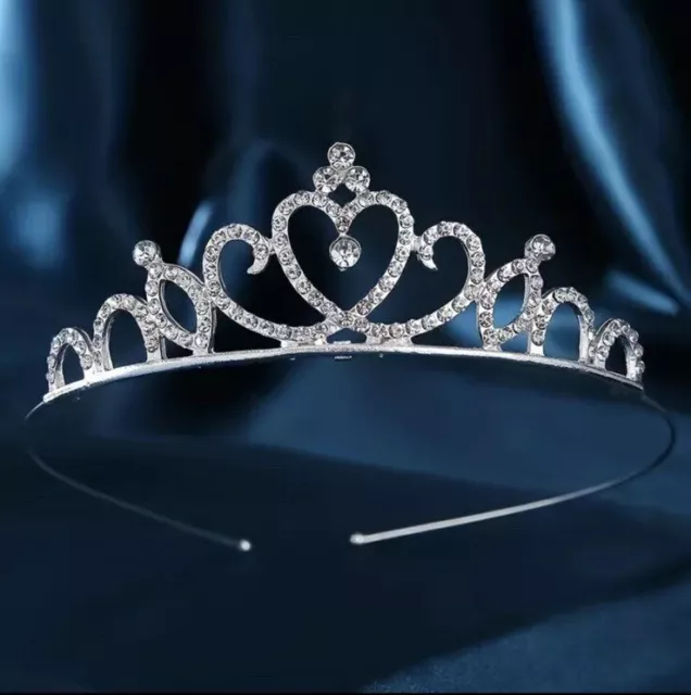 Crystal Wedding Tiaras Queen Princess Crown Bride Hair Accessories Rhinestone