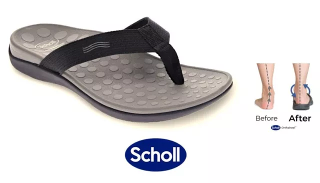 THONGS SCHOLL WAVE II Mens support thong sandal Scholl Footwear