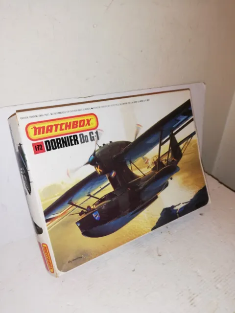 Maquette Avion Matchbox Dornier Do G-1  1/72 Complet Neuf Vintage