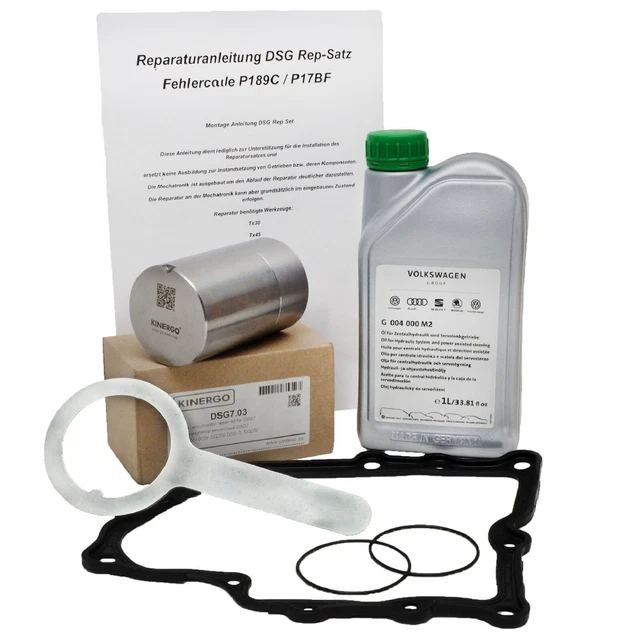 DSG Reparatursatz 7-Gang Getriebe 0AM/DQ200 Für Audi/VW – Inkl. 3 Jahre Garantie, Fehlercode P17BF/P189C