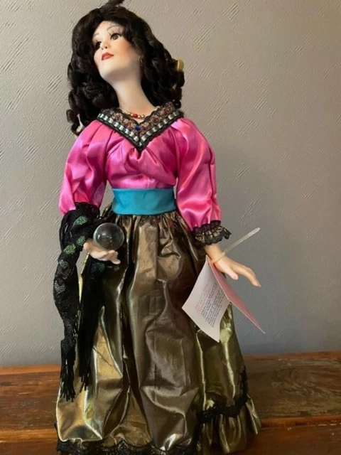 Marisa - Paradise Galleries-Bisque Porcelain & Cloth Doll