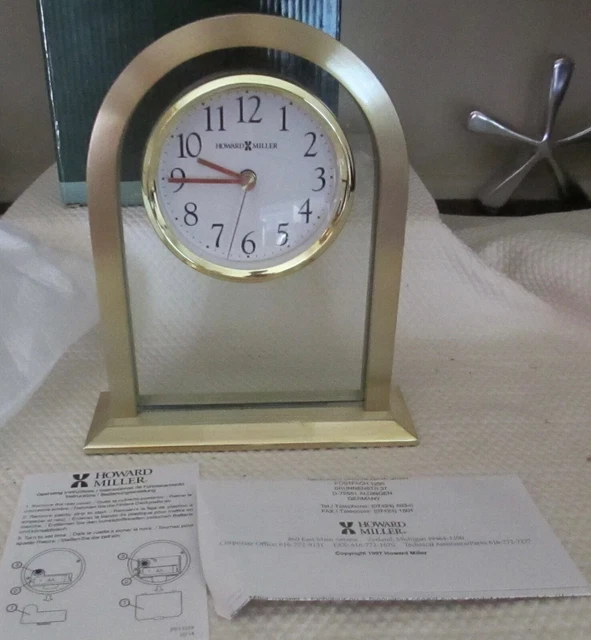 HOWARD MILLER 'Imperial' Desk Shelf Mantel Clock Model 645-574 - NEW IN BOX!