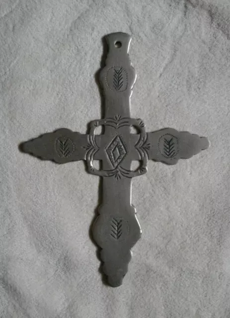 Great Lakes Cross Kreuz Messing Waldland Indianer Trapper Pelzhandel