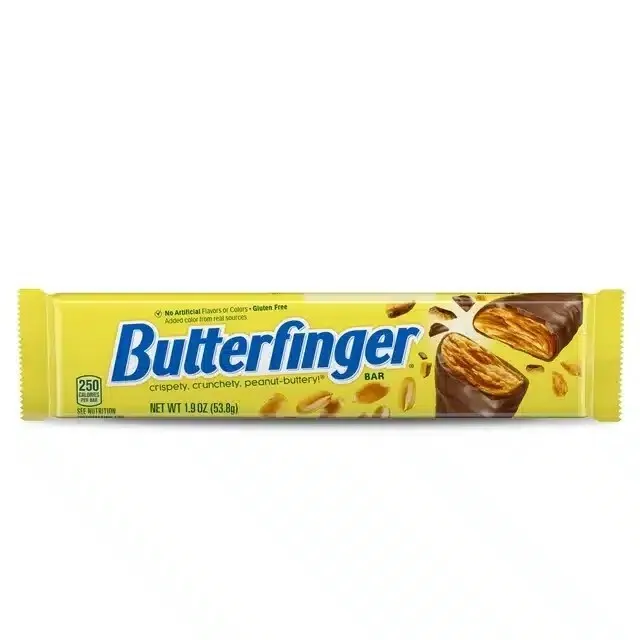 Butterfinger Peanut-Buttery Chocolate Full Size Bar 53.8g MHD 15/05/2024