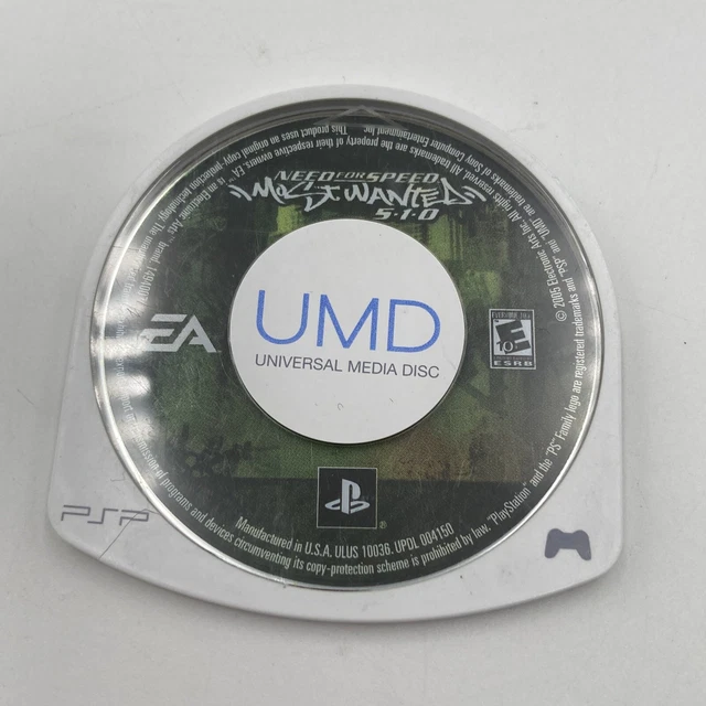 NEED FOR SPEED Most Wanted 510 5-1-0 | PSP UMD Game Disc Only £13.08 ...