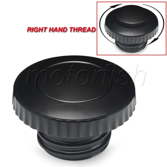 Flush Pop-up Gas Cap for Harley XL Dyna Softail Road king Street Glide FreeWheel