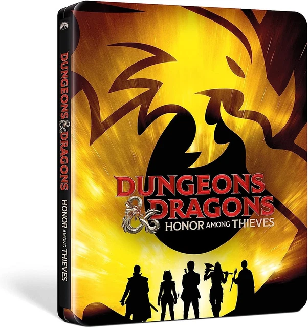 DUNGEONS & DRAGONS : Honor Among Thieves 4K UHD Steelbook inc Blu-ray