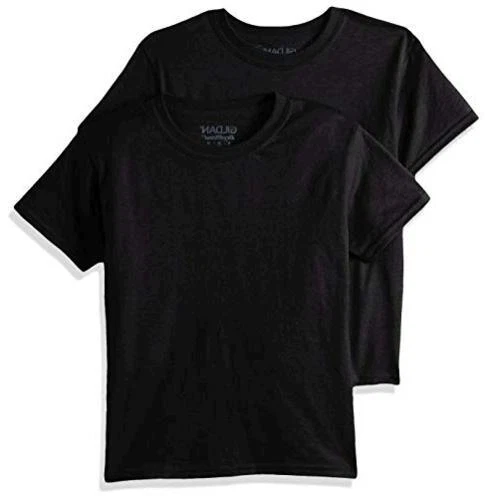 Kids DryBlend Youth T-Shirt, 2-Pack, black, Small, Black, Size Small 6Hqh