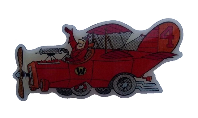 OFFICIAL WACKY RACES The Red Max In His Crimson Haybailer Pin Badge New ...