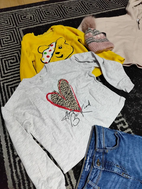 #C88💜 Huge Bundle Of Girls Clothes 9-10years NEXT GEORGE ZARA RIVER H&M PRIMARK 14