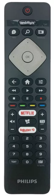 Genuine Philips Remote Control For 4K UHD LED Android TV 65PUS8535/12