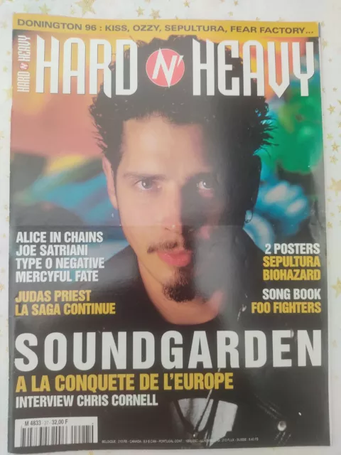 Hard n' Heavy magazine rock 27 1996 Soundgarden Alice In Chains Mercyful Fate