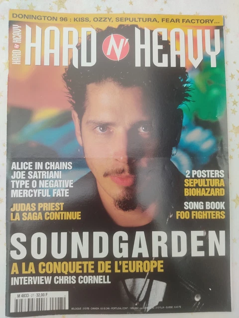 Hard n' Heavy magazine rock 27 1996 Soundgarden Alice In Chains Mercyful Fate