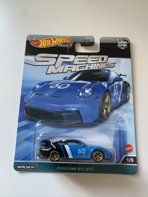 Hot Wheels Speed Machines Porsche 911 Gt3 1/5 Hkc44