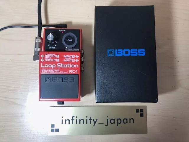 Boss RC-1 Loop Station Looper Effect Pedal No adapter Free shipp Fast shipp