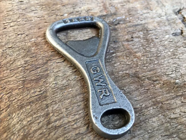 Small Great Western Railway Cast Iron Bottle Opener Gwr Metal Opener