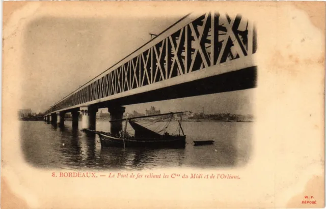 CPA BORDEAUX - The Iron Bridge connecting the Cer du Midi and Orleans (655469)