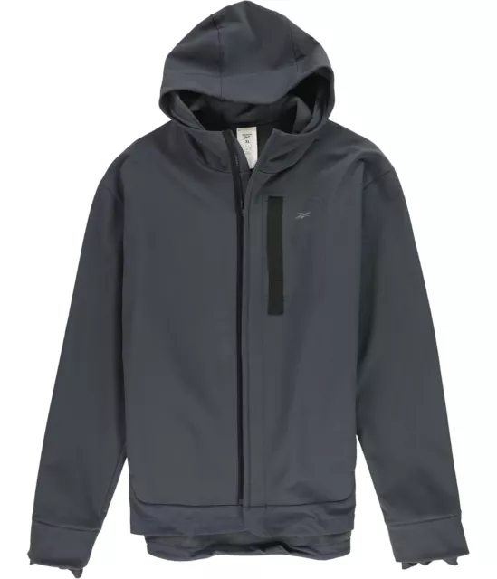 Reebok Mens One Series Fleece-Lined Running Jacket, Grey, X-Large (Regular)