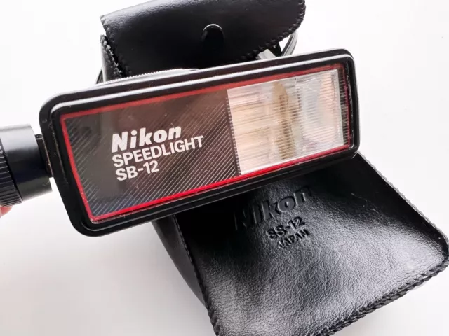 Nikon SB-12 Speedlight Flash Unit for Nikon F3 35mm Film Camera
