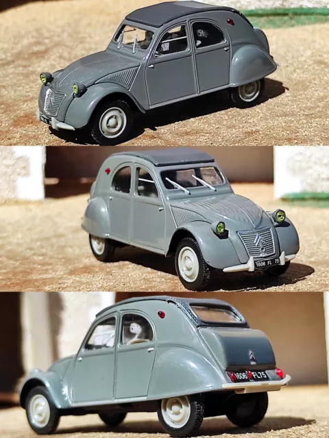 1/43 Norev 1956 Citroën 2 CV 2cv AZL Voiture Miniature Collection Idée Cadeau