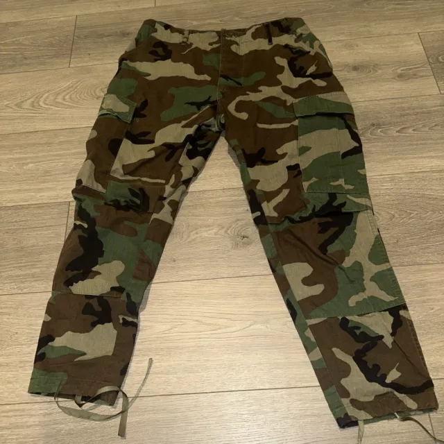 Combat Trousers woodland medium short 50% cotton 50% nylon  Men’s Army