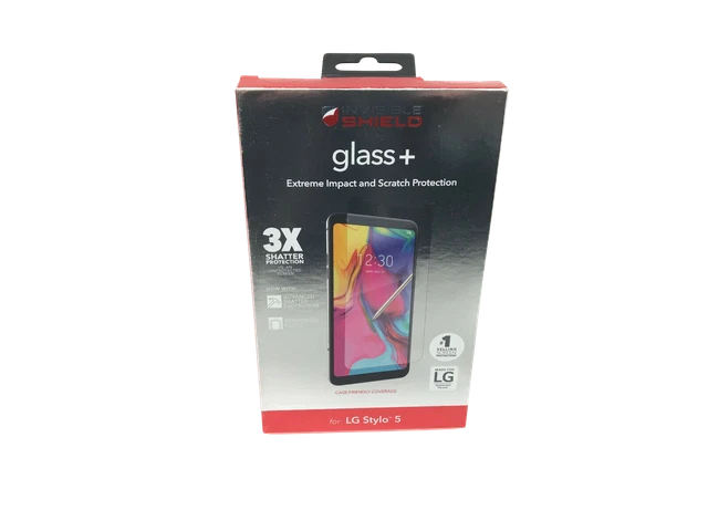invisibleSHIELD Clear Tempered Glass Screen Protector for LG Stylo 5