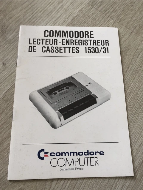 Notice Manuel Lecteur De Cassettes Commodore 1530/31
