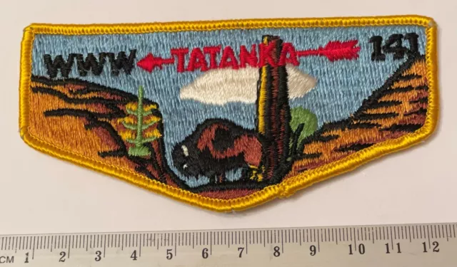 OA Lodge 141 Tatanka S5 Buffalo Trail Council Texas Vintage BSA Boy Scouts CB