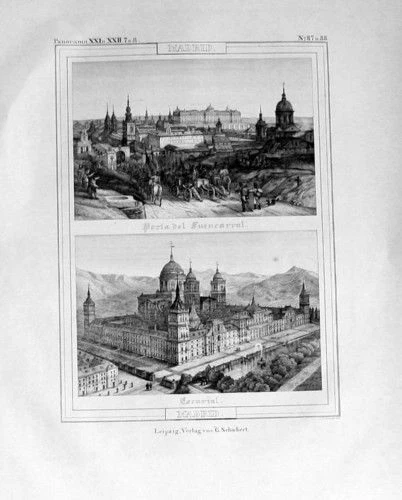 1835 - Madrid España Original Litografía 50979