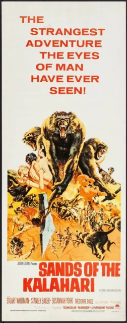 Sands of the Kalahari (1965) insert movie poster - Susannah York Stuart Whitman