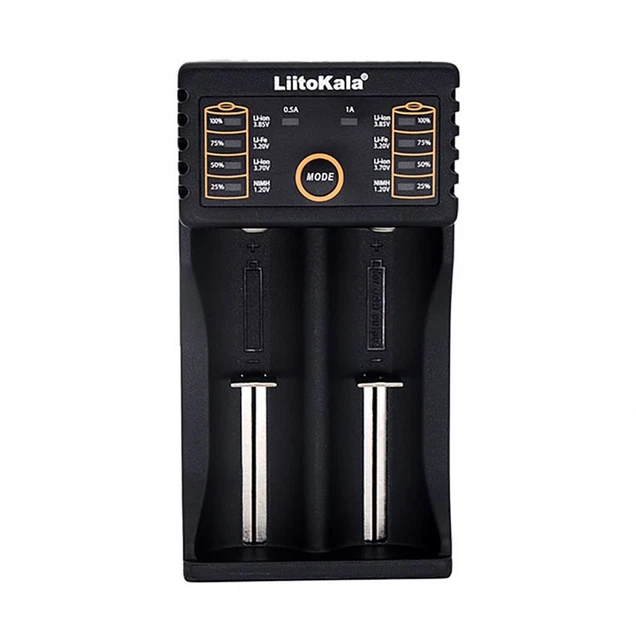 Chargeur de batterie Charge de la batterie au lithium 18650/26650/16340/14500