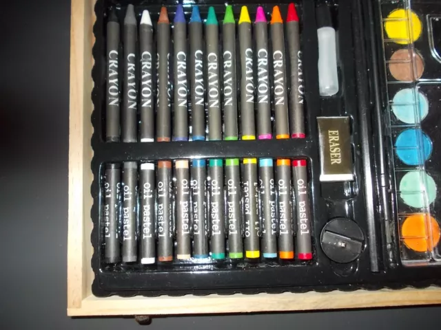 ancienne boite de couleurs color box de 60 crayons 3