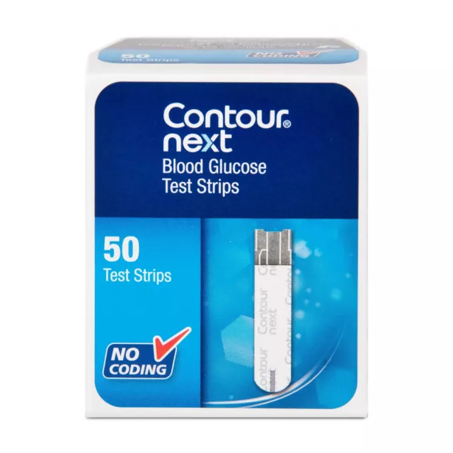 Bayer Contour Next Diabetes Blood Glucose Test strips x50 Long Expiry Date 03/25