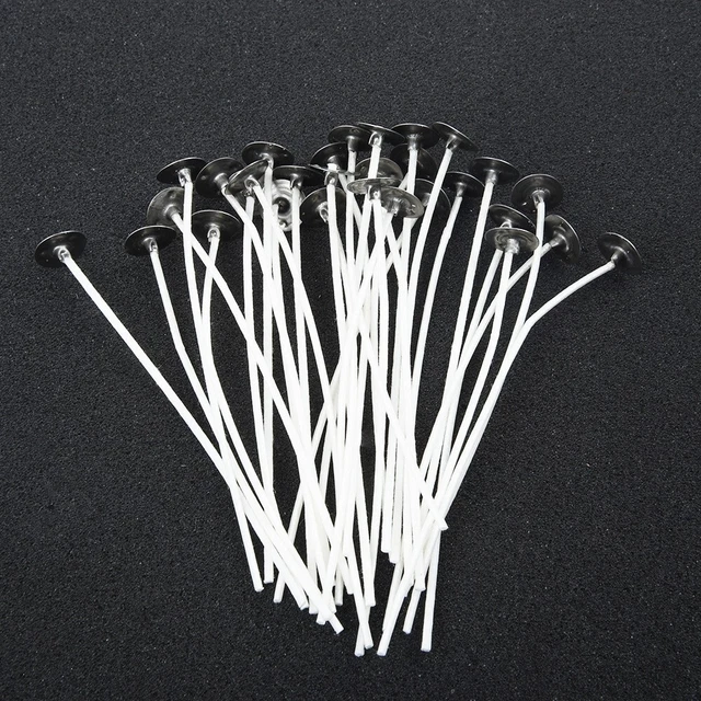 Venta al por mayor de mechas de velas 100 mm hogar 30 kits conjunto de fabricación algodón venta lo último nuevo
