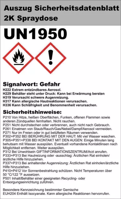 Bomboletta spray 2K per bomboletta spray ZERO COLOR SYSTEM 720 F081 3