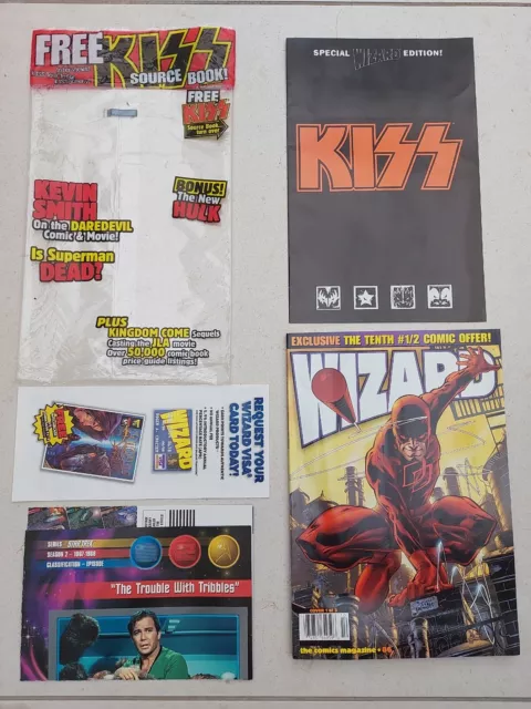 KISS -WIZARD  86 1998  Comic magazine October daredevil Superman  Complete