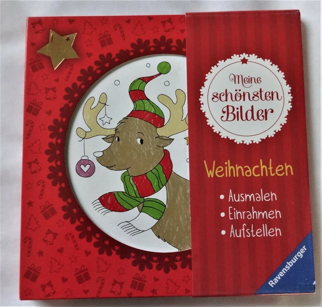 Meine schönsten Bilder Ravensburger Weihnachten Ausmalen Einrahmen Aufstellen 24