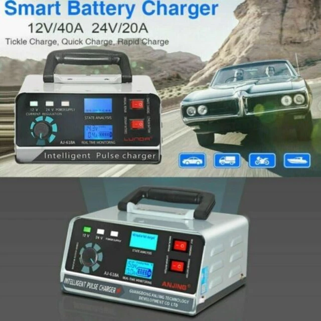 Accessories Car Battery Charger Jump Starter Automatic Pulse Repair Trickle
